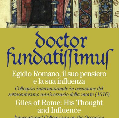 Journée d’étude sur Gilles de Rome : sa pensée et son influence