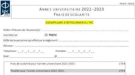 Inscription en PREFO 2022-23