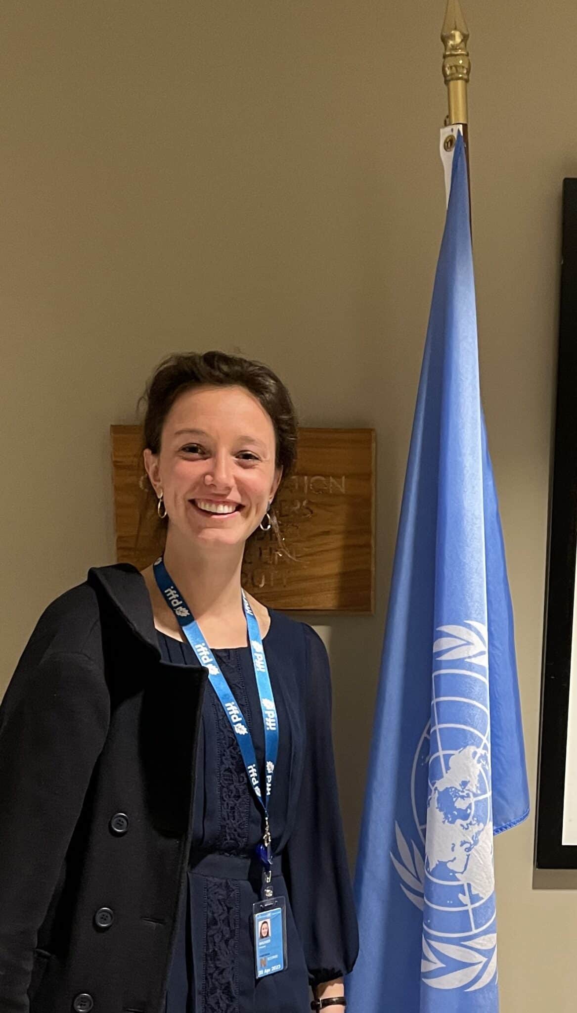 Perrine Bruvier à l'ONU