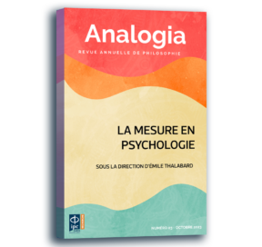 Appel à contribution – Analogia 3 – La mesure en psychologie